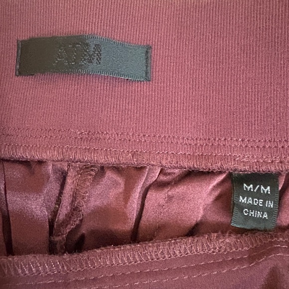 ATM Silk Charmeuse Frayed Trim Joggers - NEW! - Picture 16 of 17